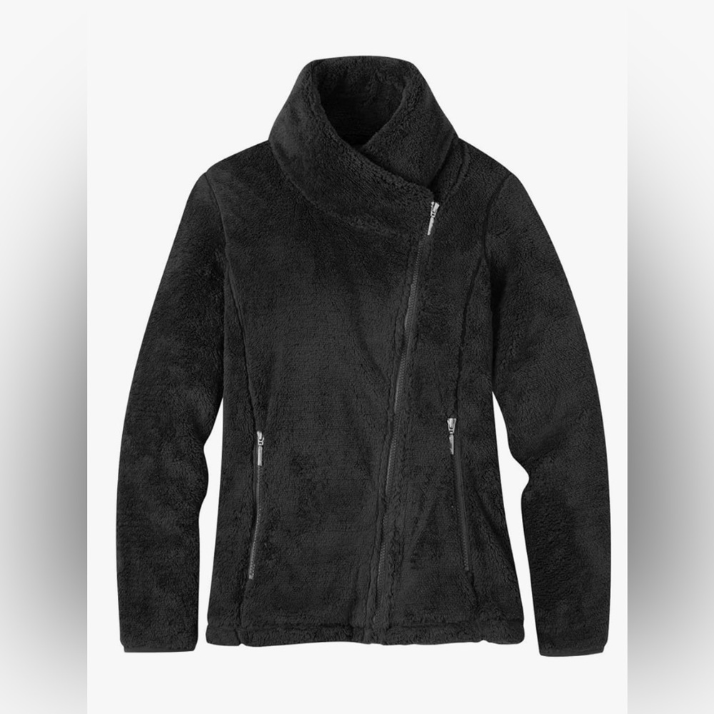 Mountain Khakis Wanderlust Fleece Jacket Asymmetrical Moto Zip S